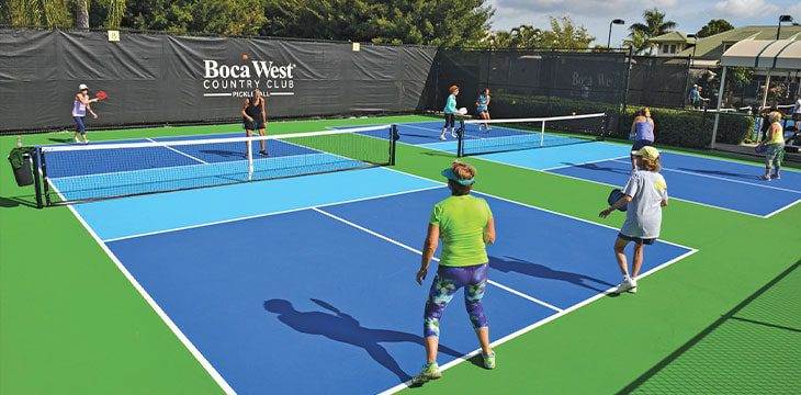 Pickleball Courts at Boca West Country Club