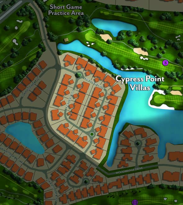 Cypress Point Villas Master Site Plan