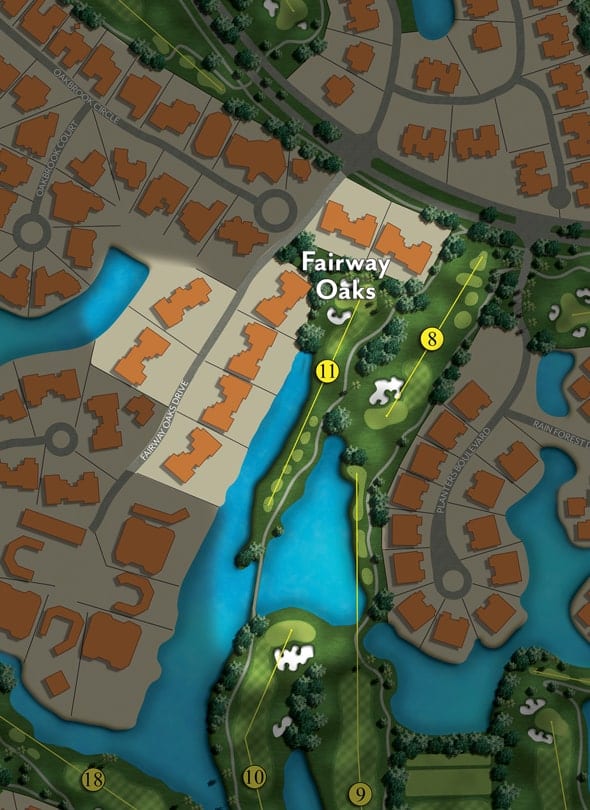 Site Map of Fair Oaks