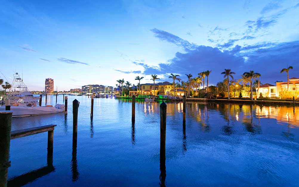 Boca Raton Florida waterway just minutes from Boca West