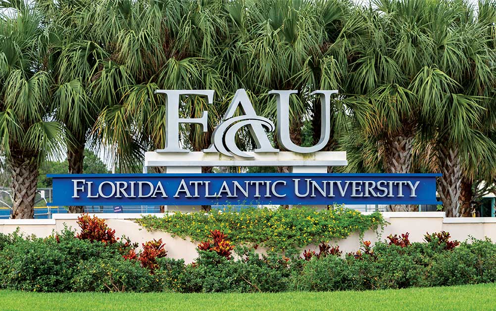 Florida Atlantic University in Boca Raton, located minutes from Boca West