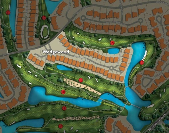 Site Map of Wedgewood at Boca West