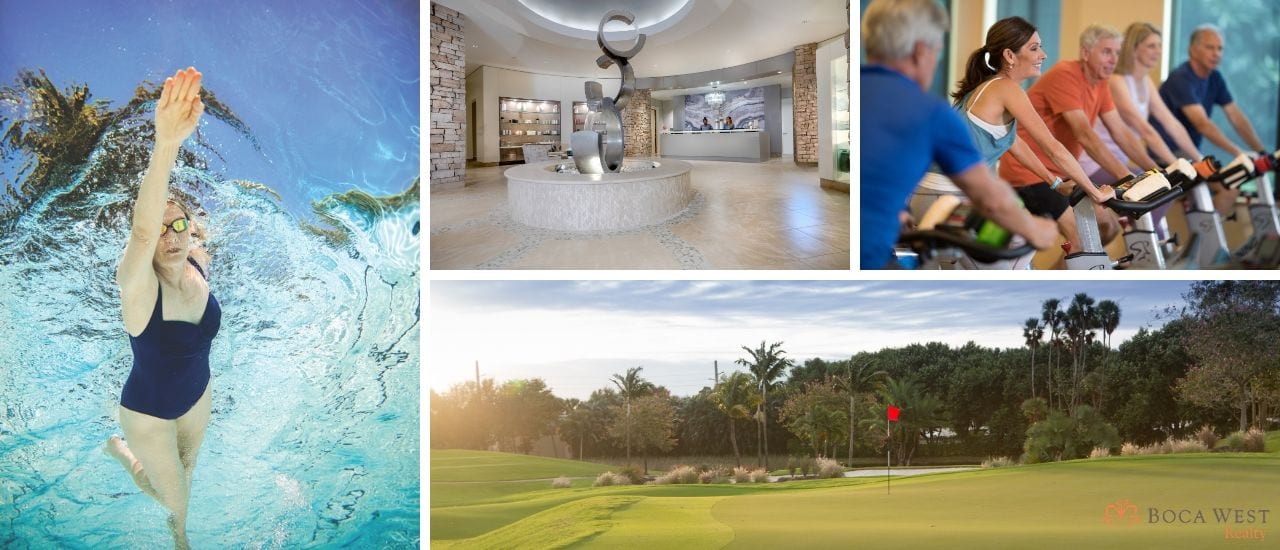 Collage showing Boca West Amenities