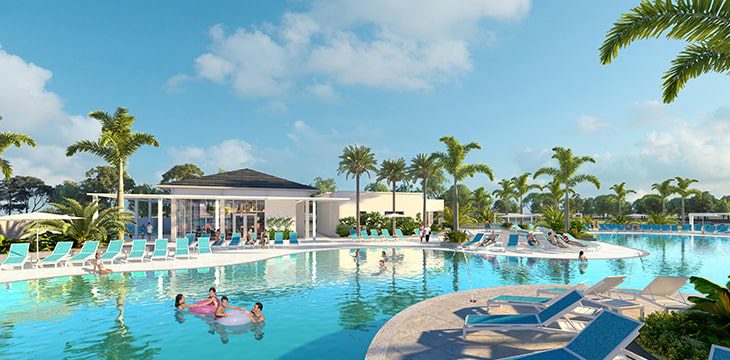 rendering of new aquatic center at boca west