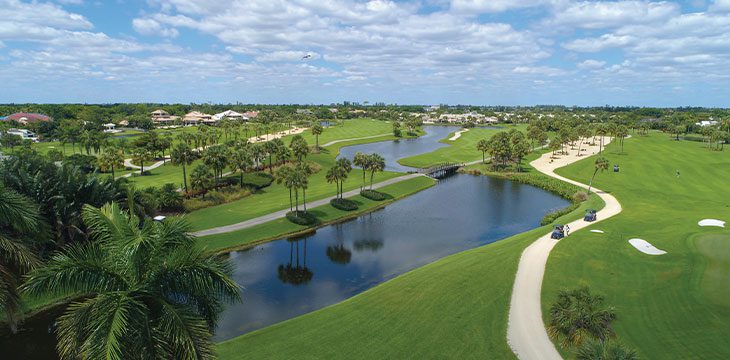 Boca West Country Club Golf Course Aerial