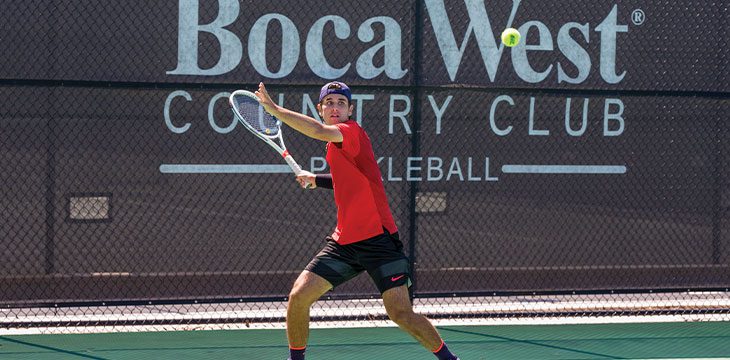 tennis courts at Boca Raton Country Club Boca West