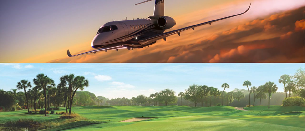 Private Jet Service and Golf