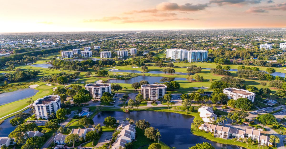 aerial of Boca West Community