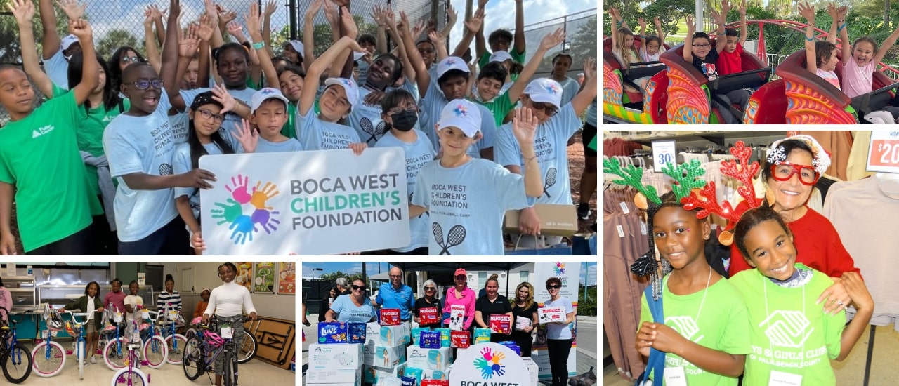 Collage of Boca West Children’s Foundation