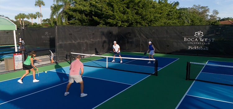 Pickleball at Boca West