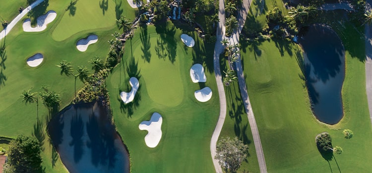 Boca Raton Golf Course Aerial