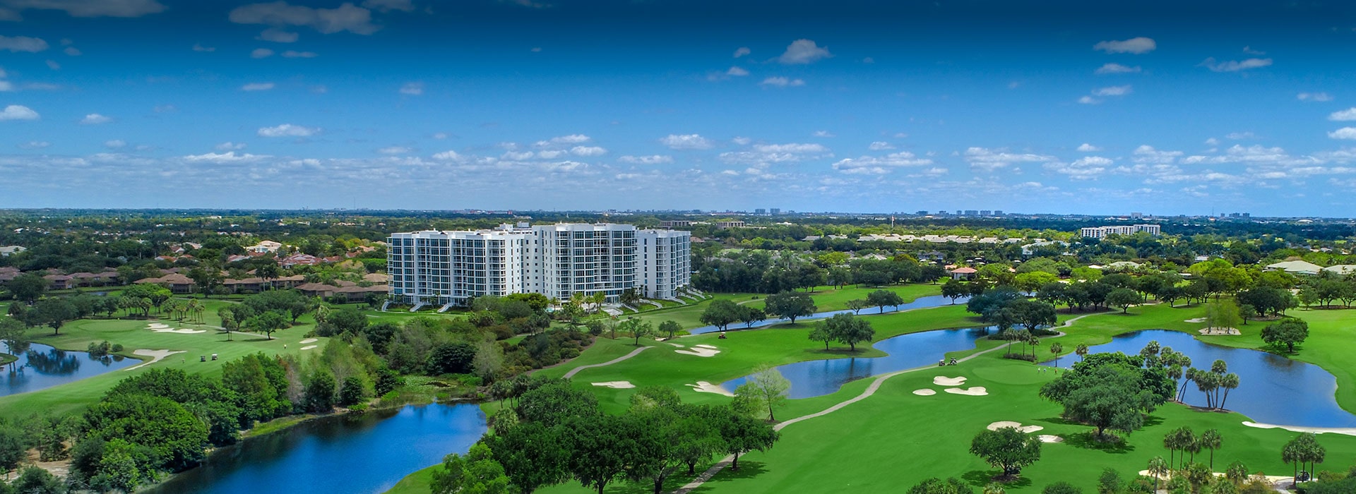 Boca West Florida Golf Course and Community Aerial