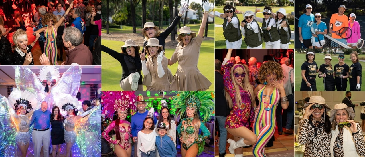 Lodge of community events at Boca West Country Club.